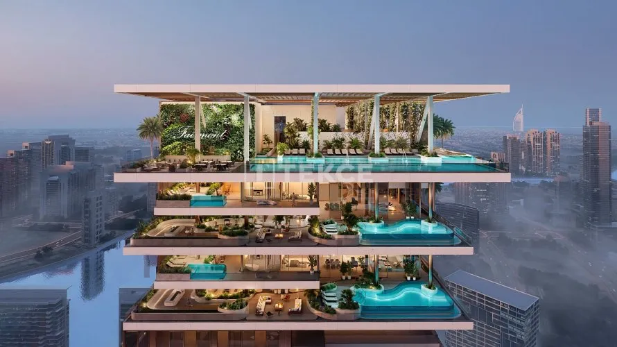 Apartamento de 4 dormitorios en Dubai, UAE No. 1039
