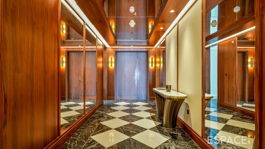 Dúplex de 4 dormitorios en Dorchester Collection Dubai, UAE No. 1275 № 9