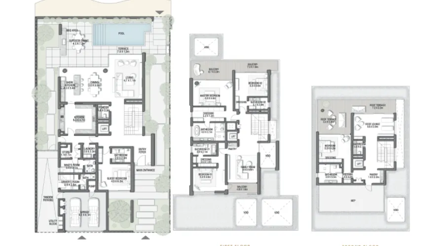Villa de 5 dormitorios en Palm Jebel Ali, UAE No. 2040 № 16