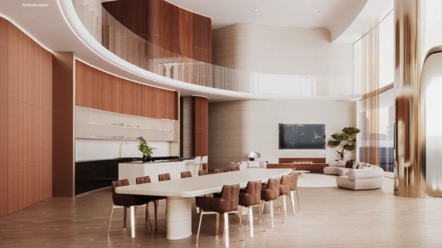 Apartamento de 3 dormitorios en Dubai, UAE No. 439