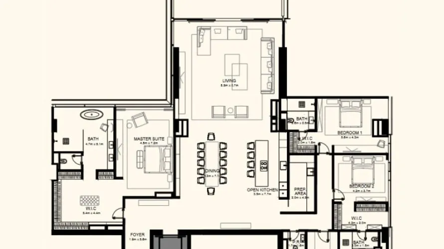 Apartamento de 2 dormitorios en Palm Jumeirah, UAE No. 2050 № 8