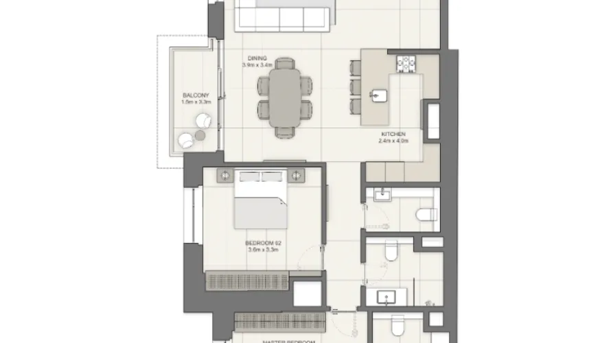 Apartamento de 1 dormitorio en Dubai Marina, UAE No. 2048 № 11