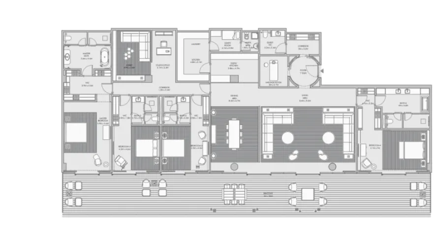 Apartamento de 2 dormitorios en Palm Jumeirah, UAE No. 2046 № 5