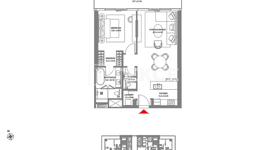Apartamento de 5 dormitorios en Dubai Harbour, UAE No. 2318 № 15