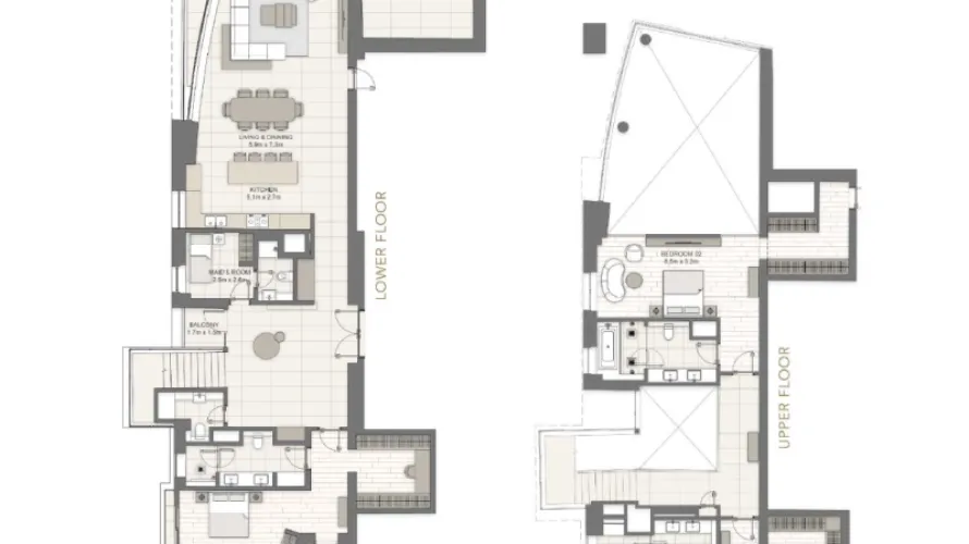 Apartamento de 1 dormitorio en Dubai Marina, UAE No. 2048 № 13