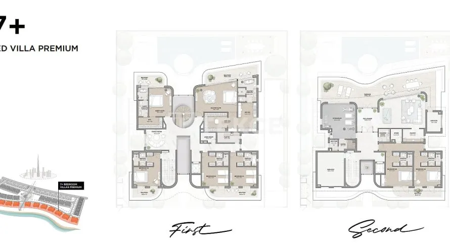 Villa de 7 dormitorios en Meydan, UAE No. 3080 № 24