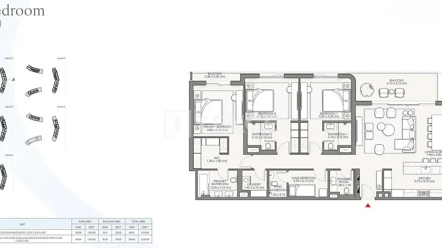 Apartamento de 4 dormitorios en Jebel Ali, UAE No. 3118 № 20