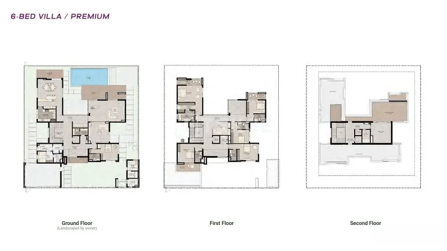 Villa de 6 dormitorios en Dubai Land, UAE No. 3265