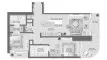 2 dormitorios Apartamento plano «2BR», DWTN Residences