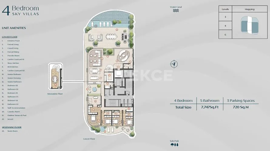 Apartamento de 3 dormitorios en Al Wasl, UAE No. 3412 № 3