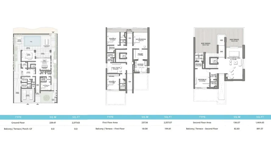 Villa de 5 dormitorios en Palm Jebel Ali, UAE No. 3825