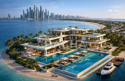 Villa de 7 dormitorios en Palm Jebel Ali, UAE No. 3813