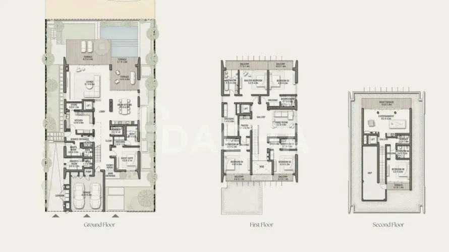 Villa de 6 dormitorios en Palm Jebel Ali, UAE No. 4827 № 4