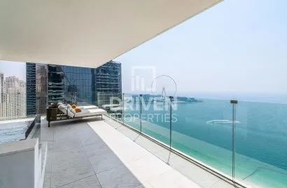 Ático de 4 dormitorios en Jumeirah Beach Residence, UAE No. 4514