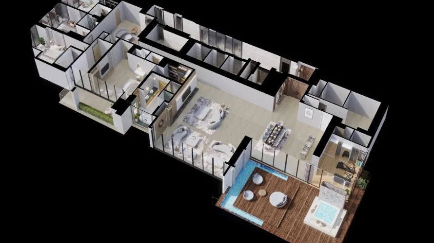 Apartamento de 4 dormitorios en Jumeirah Lake Towers, UAE No. 4735 № 18