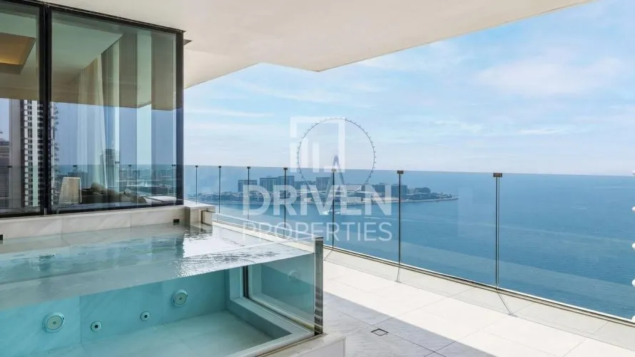 Ático de 4 dormitorios en Jumeirah Beach Residence, UAE No. 4514