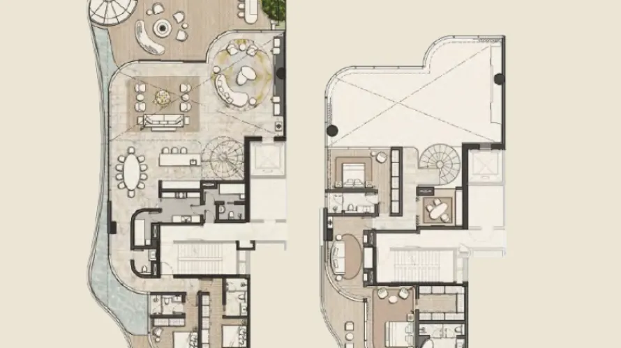 Penthouse de 3 chambres à Al Safa, UAE No. 2067 № 6