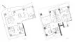 5 chambres Penthouse plan d'étage «4BR», DAMAC BAY 2