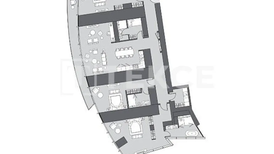 Duplex de 5 chambres à Dubai Marina, UAE No. 1038 № 8