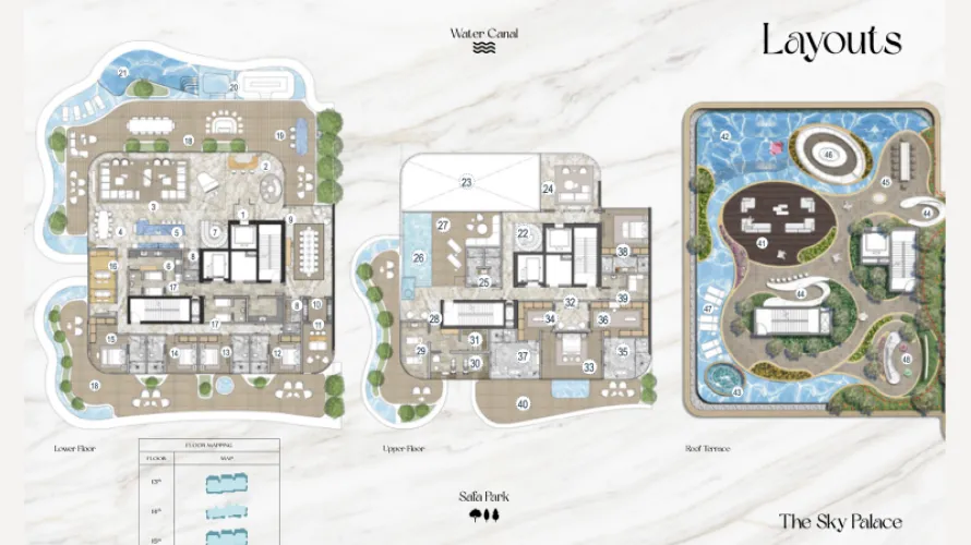Penthouse de 3 chambres à Dubai, UAE No. 2068 № 7