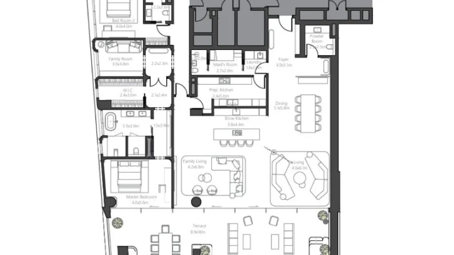 Appartement de 2 chambres à Palm Jumeirah, UAE No. 2053 № 14