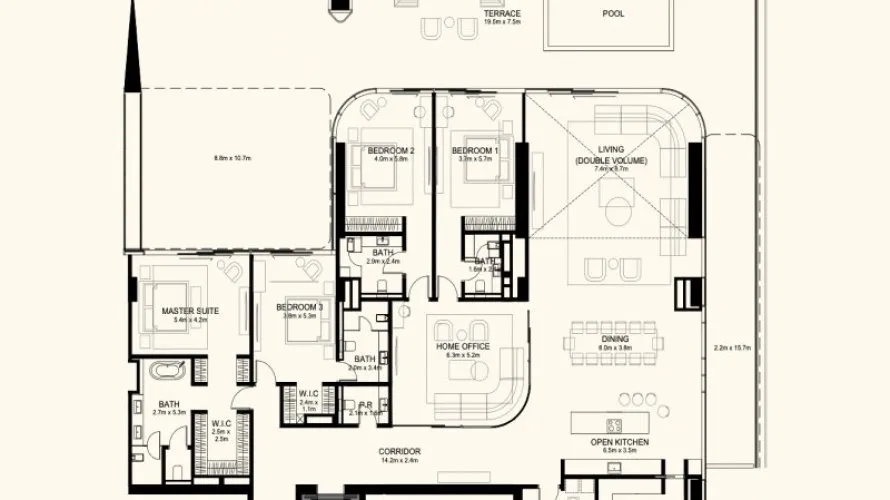 Appartement de 2 chambres à Palm Jumeirah, UAE No. 2050 № 4