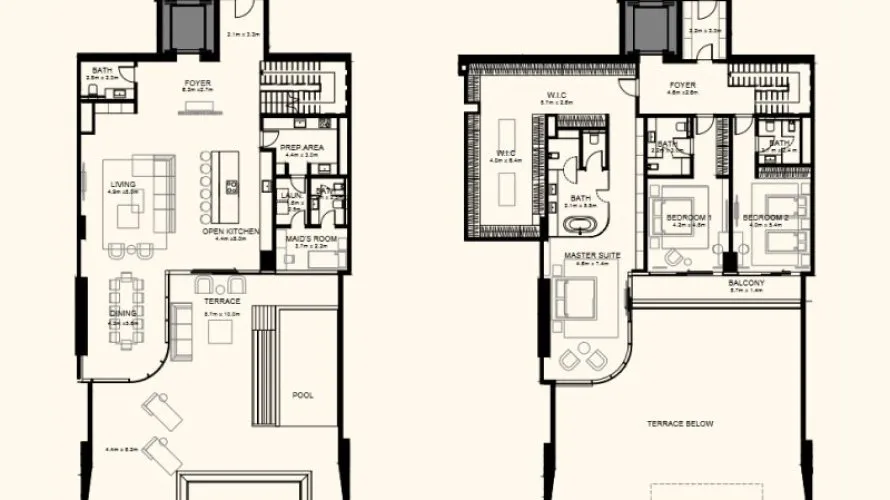 Appartement de 2 chambres à Palm Jumeirah, UAE No. 2050 № 9