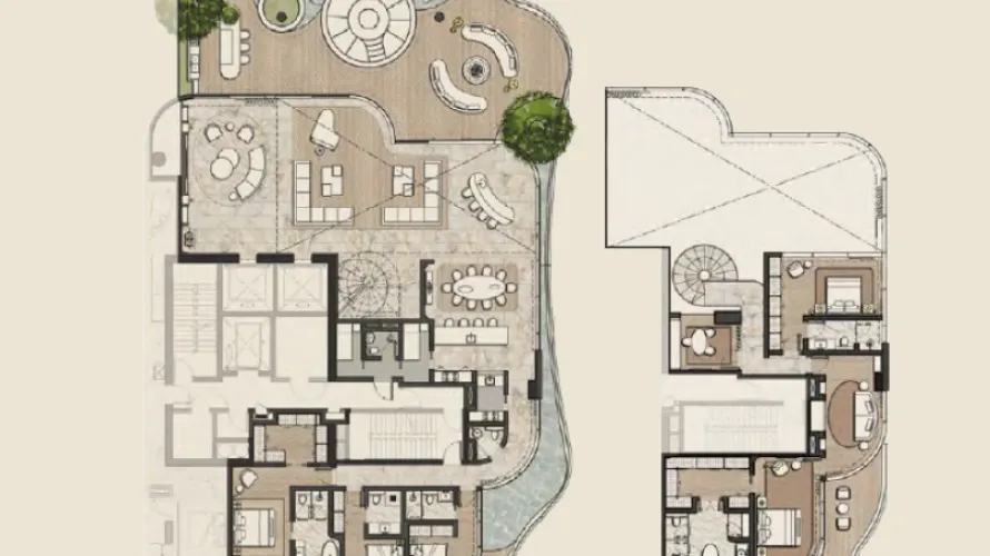 Penthouse de 3 chambres à Al Safa, UAE No. 2067 № 7