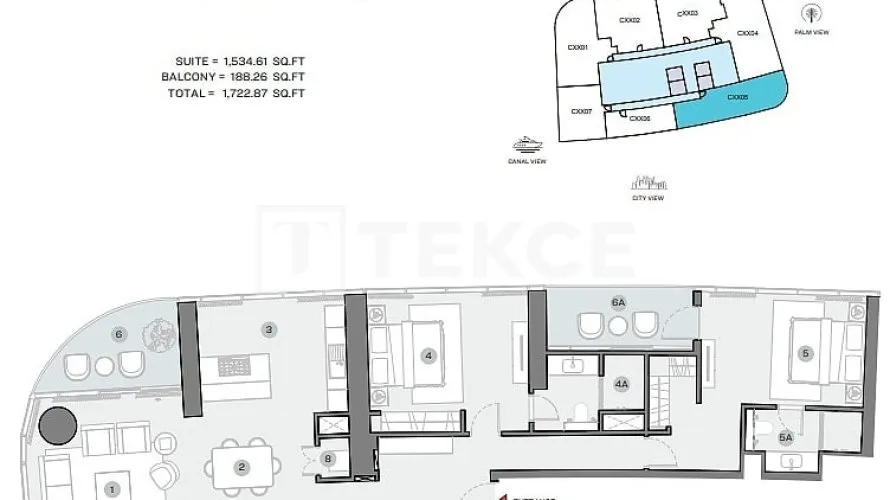 Appartement de 3 chambres à Dubai Marina, UAE No. 340 № 25