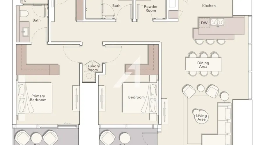 Appartement de 4 chambres à Dubai, UAE No. 1376 № 10