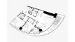 2 chambres Appartement plan d'étage «TYPE 1B», MERCEDES-BENZ PLACES
