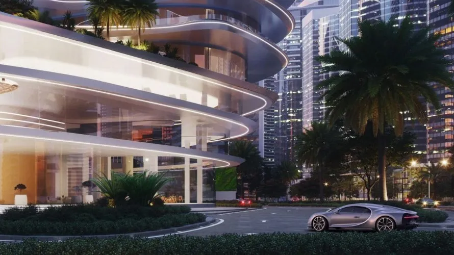Appartement de 2 chambres à BUGATTI RESIDENCES BY BINGHATTI Business Bay, UAE No. 1104