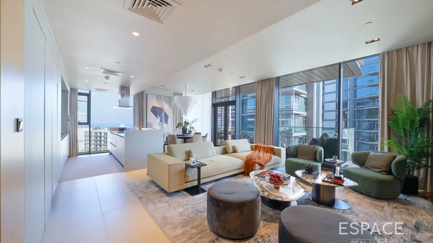 Appartement de 3 chambres à Bluewaters, UAE No. 1486