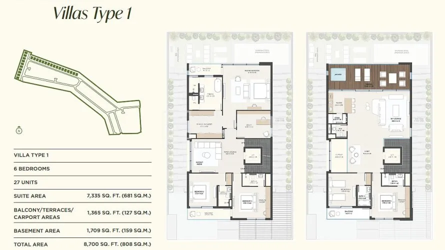 Villa de 6 chambres à Jumeirah Golf Estates, UAE No. 3103 № 18