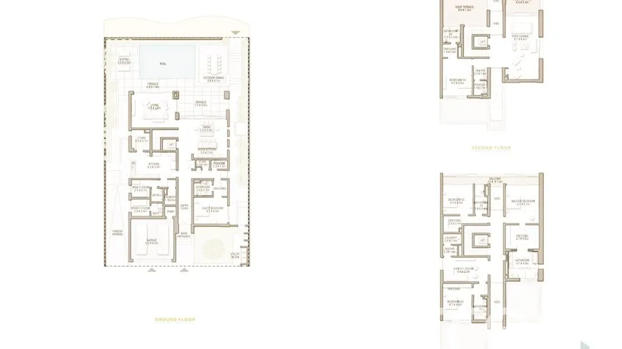 Villa de 5 chambres à Palm Jebel Ali, UAE No. 3438
