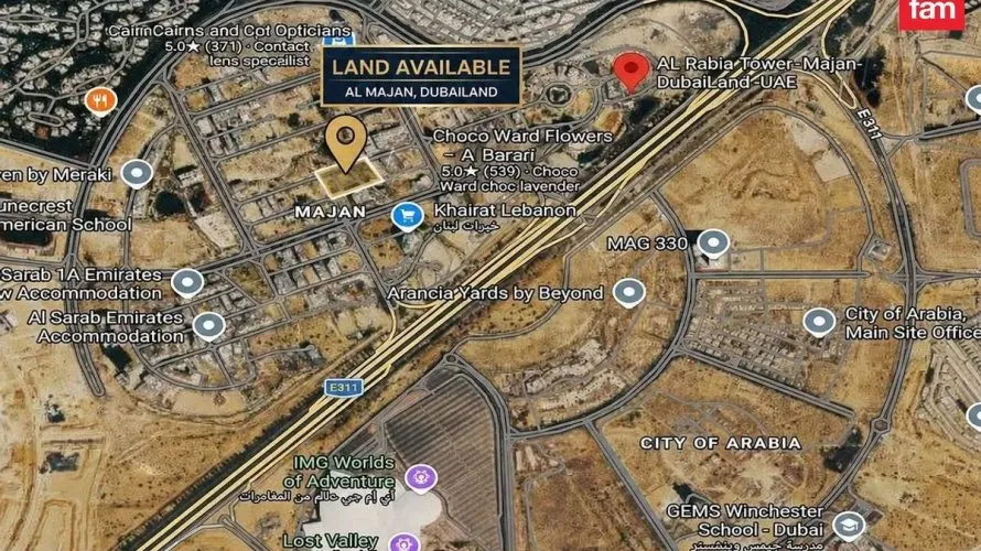 Terrain de 1564.5m² à Majan, UAE No. 3810 № 3
