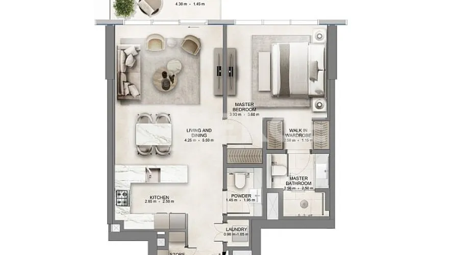 Duplex de 4 chambres à Dubai, UAE No. 4722 № 3