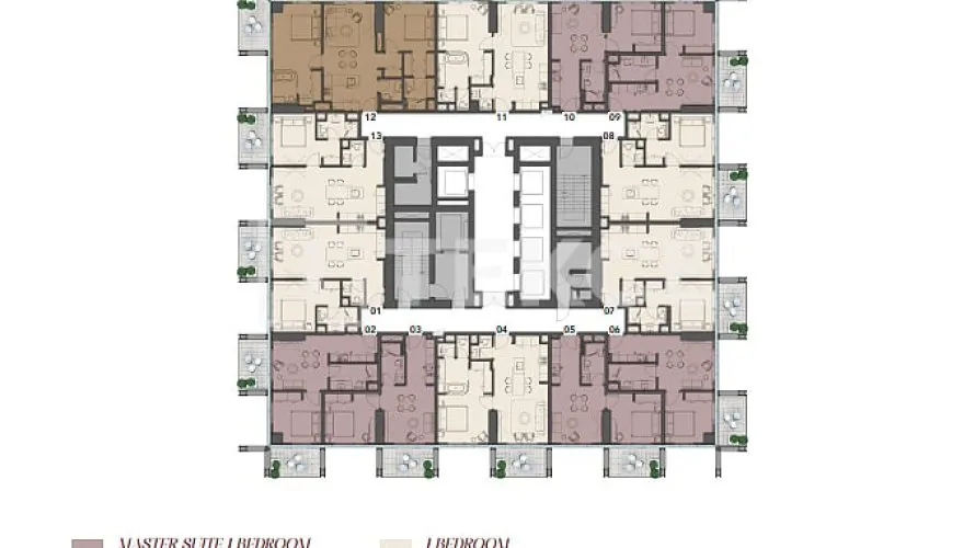 Duplex de 4 chambres à Mohammed Bin Rashid City, UAE No. 4718 № 9