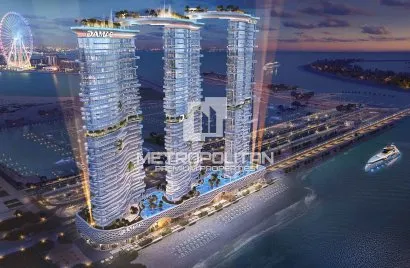 Квартира с 3 спальнями в  Dubai Harbour, Дубай, ОАЭ №1669