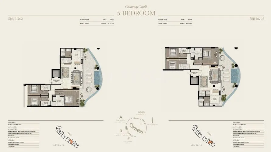 Квартира с 4 спальнями в Аль-Сафа, Дубай, ОАЭ №362 № 27