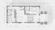Планировка Квартиры «2BR» с 2 спальнями в ЖК KETURAH RESERVE