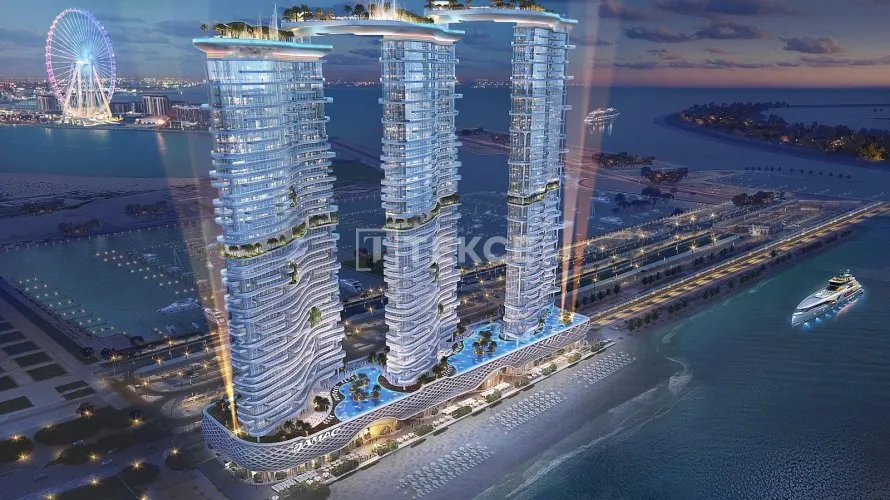 Дуплекс с 4 спальнями в Dubai Harbour, Дубай, ОАЭ №364