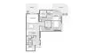 Планировка Квартиры «TYPE C» с 2 спальнями в ЖК Avida Residences