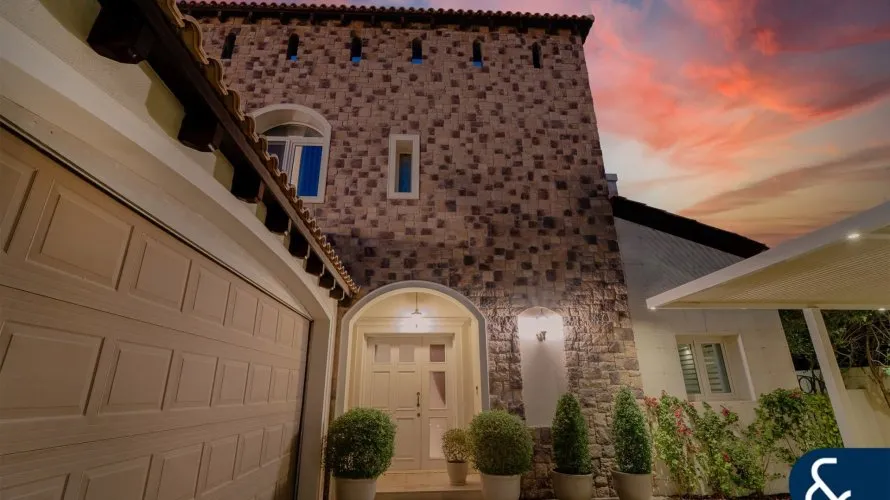 Вилла с 4 спальнями в  Sienna Lakes, Джумейра Гольф Эстейтс, Дубай, ОАЭ №1715 № 21
