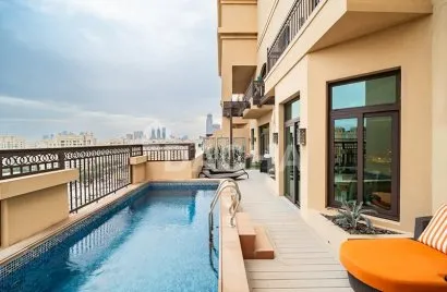Пентхаус с 4 спальнями в  The Fairmont Palm Residences, Пальма Джумейра, Дубай, ОАЭ №2702