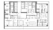 Планировка Пентхауса «4BR» с 5 спальнями в ЖК W Residences Dubai Harbour
