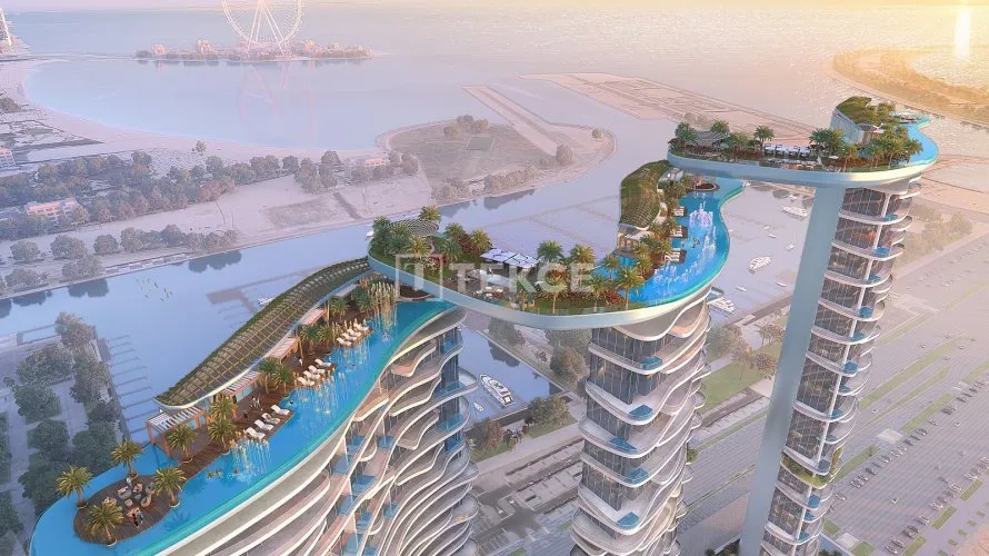 Дуплекс с 4 спальнями в Dubai Harbour, Дубай, ОАЭ №364 № 3