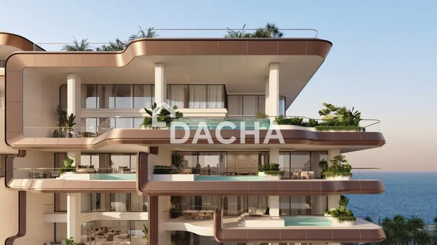 Квартира с 3 спальнями в The Crescent, Пальма Джумейра, Дубай, ОАЭ №3251