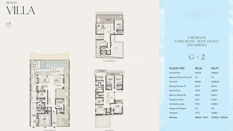 Вилла с 5 спальнями в Джабаль-Али, Дубай, ОАЭ №4727 № 3