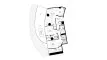 2 bedrooms Apartment floor plan «2BR» in BUGATTI RESIDENCES BY BINGHATTI